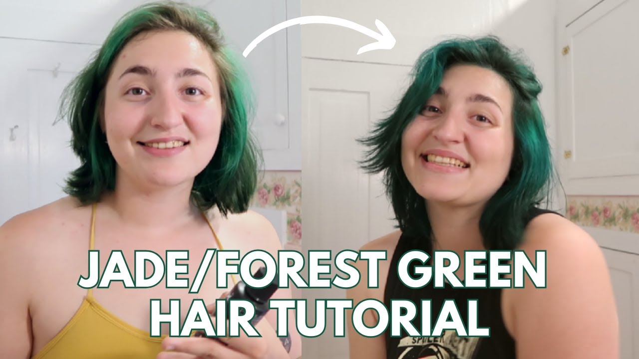 How To Get Jade/Forest Green Hair with Arctic Fox Hair Dye!