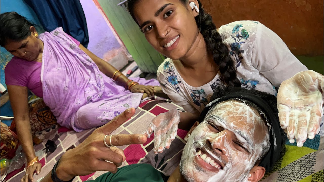 My Sister Doing My Skin Care 😍