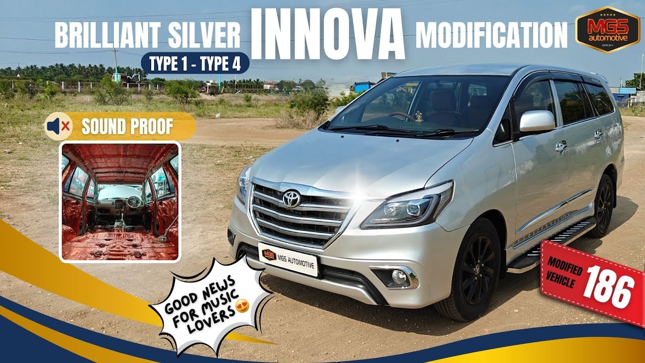 Brilliant Silver Toyota Innova Type 4 Conversion #186  Modification Restoration  @mgsautomotivein