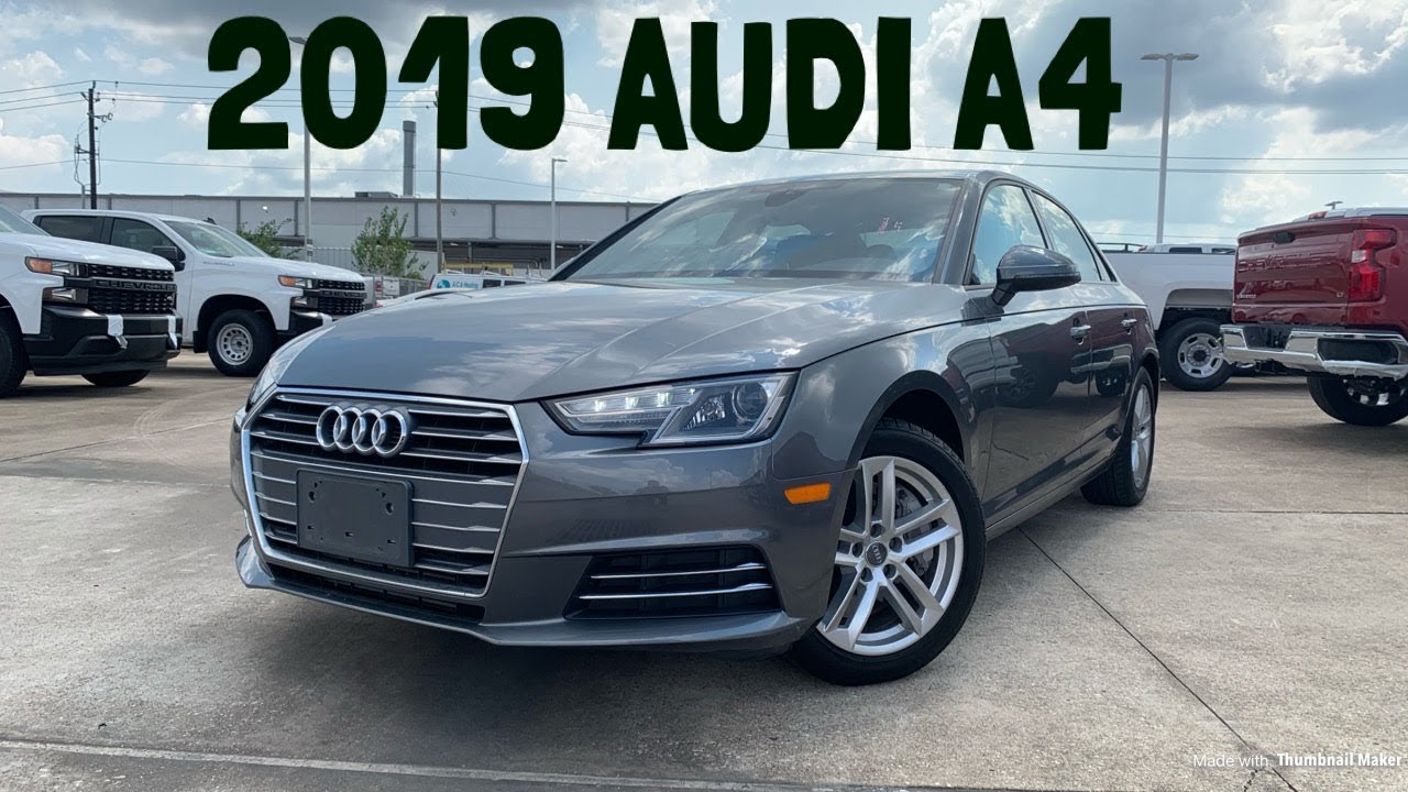 2019 Audi A4 2.0T Premium: Startup & Review