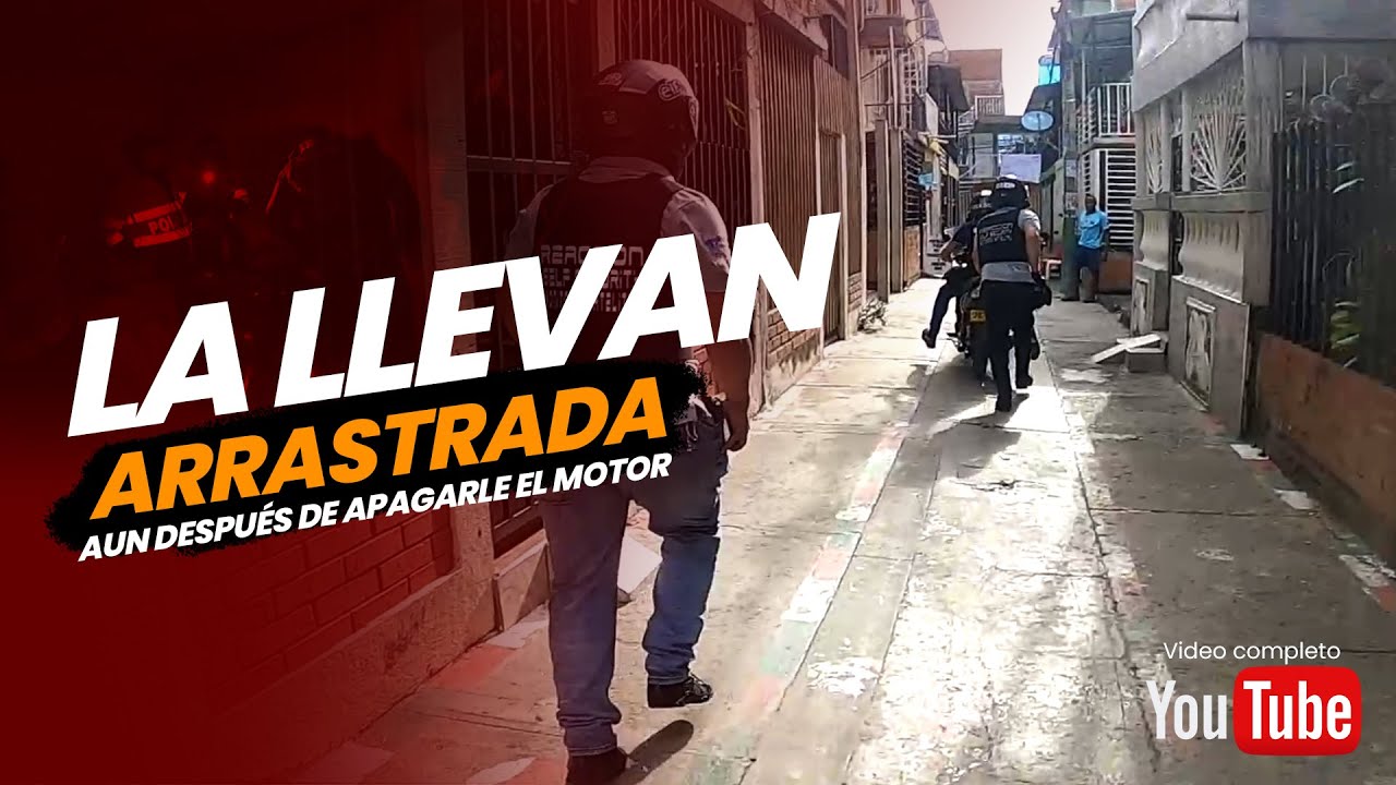 LA LLEVA ARRASTRADA YA CON MOTOR APAGADO