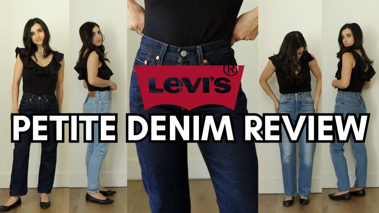 Reviewing 7 Different Styles Of Levi's Jeans On A PETITE | Watch before you buy any jeans!