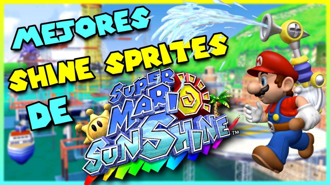 La Mejor Shine Sprites De Cada Nivel De Super Mario Sunshine