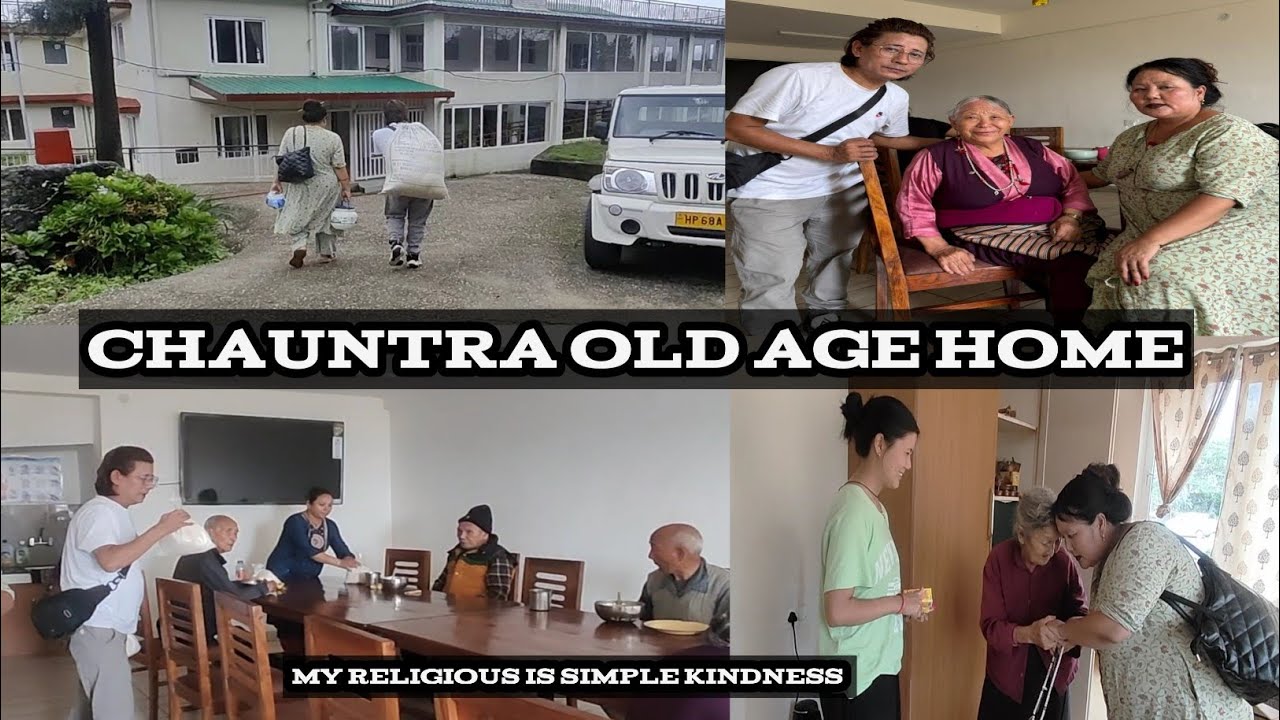 Old age home chauntra.#tibetanyoutuber #subscribe #tibetanvlogger 