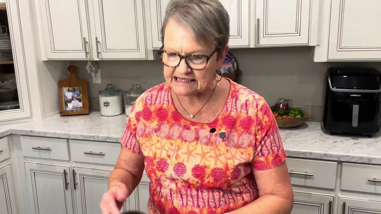 Mama Sue makes MARINATED COLE SLAW, from the Simply Salads cookbook.