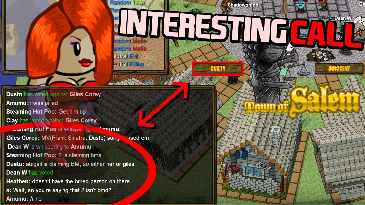 AN INTERESTING CALL | Town of Salem Ranked Escort
