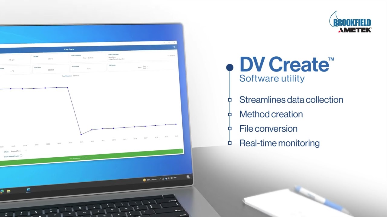 DV Create&trade; Software Overview | Seamless Data Management for the DV2Plus Viscometer