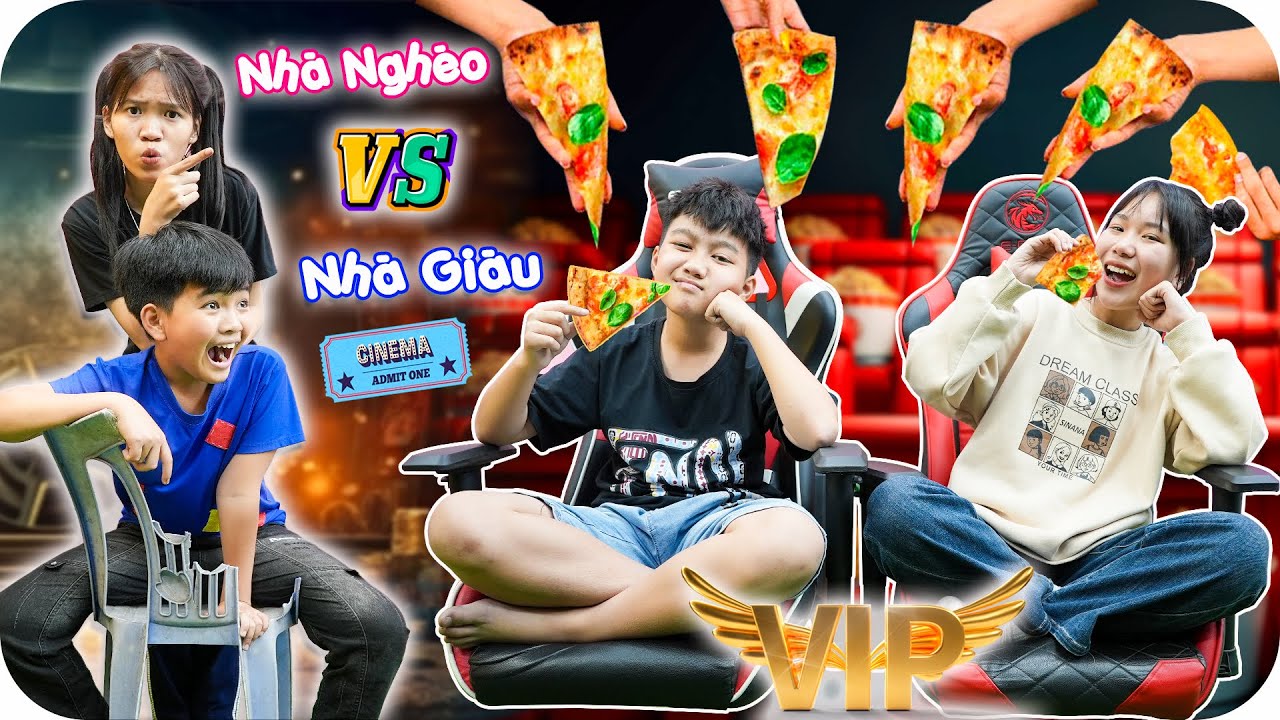 Con Nhà Giàu Vs Con Nhà Nghèo Trong Rạp Chiếu Phim ♥ Minh Khoa TV