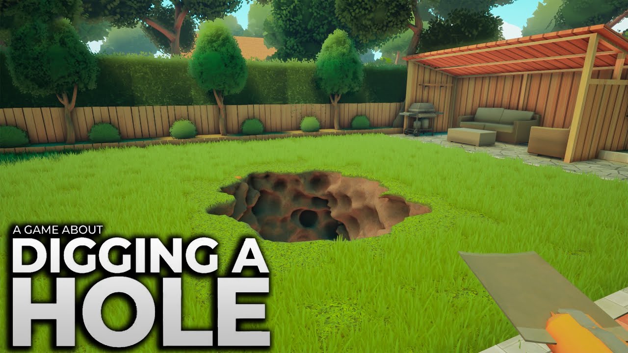 A Game About Digging A Hole (Chill Treasure Hunting in the Backyard)