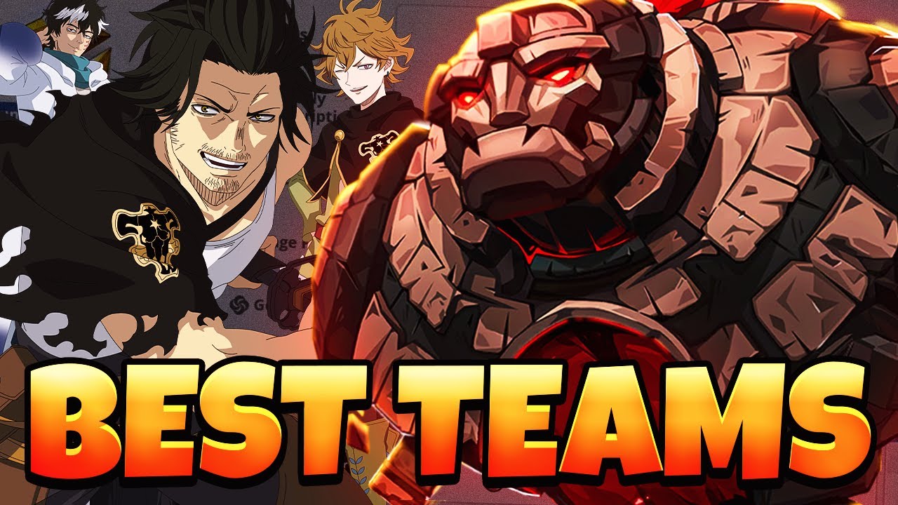 BEST TEAMS FOR RAID BOSS TO EASILY NUKE! | Black Clover Mobile
