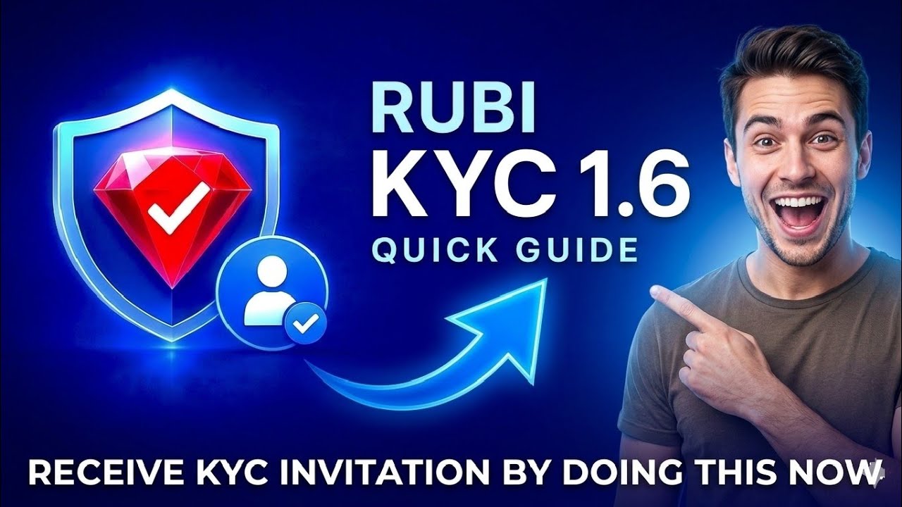 RUBI &mdash; Краткое руководство по KYC 1.6 | Как получить приглашение на KYC