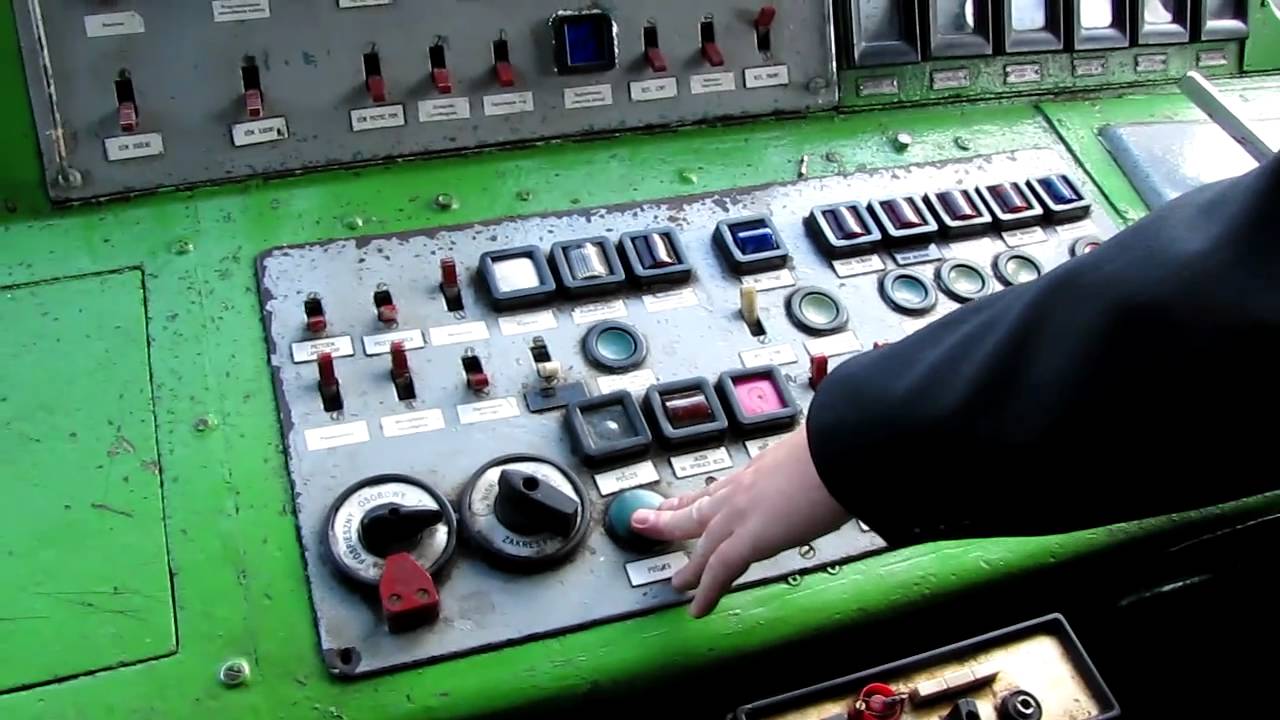 ET22-436 hamowanie nagłe-instruktaż w kabinie. +mega RP1.
