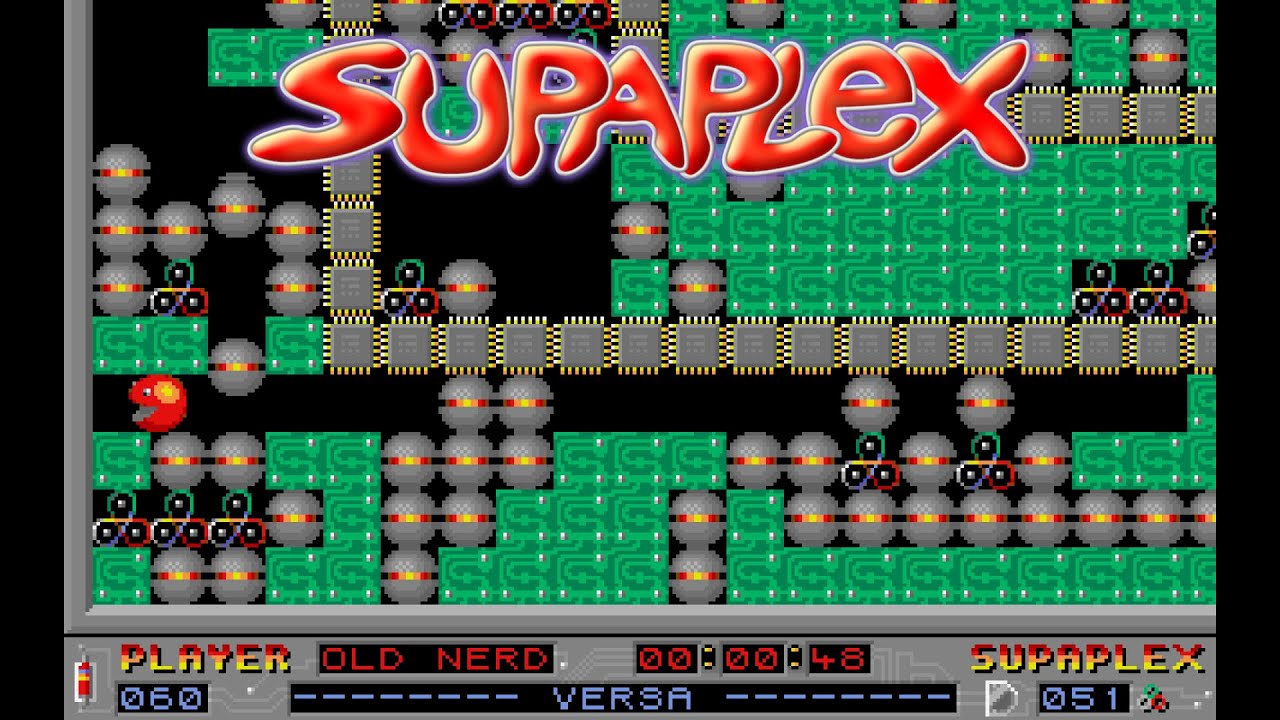 Supaplex | #60 Versa | PC (DOS) Gameplay 4K