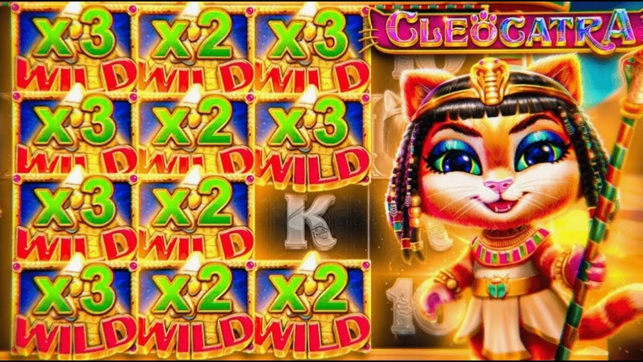 ОЧЕНЬ МНОГО  WILD В СЛОТЕ CLEOCATRA/ХОРОШИЕ БОНУСЫ/ЭТО ЗАНОС?!?!?!