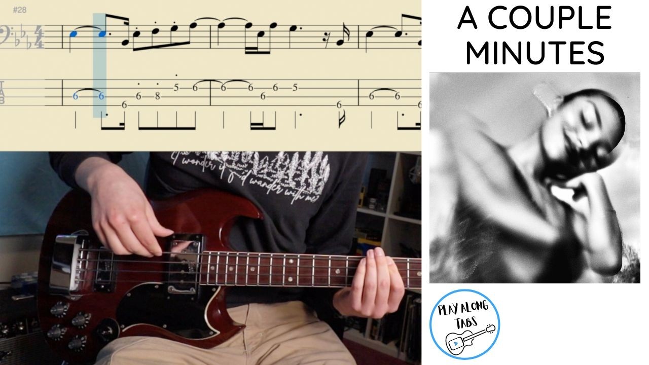 Olivia Dean: A Couple Minutes - Bass Cover with Bass Tab