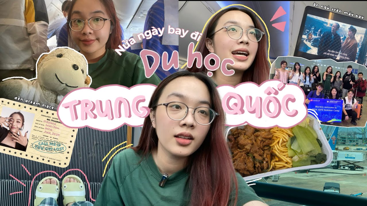 NỬA NGÀY BAY ĐI DU HỌC TRUNG QUỐC 😱🇨🇳 | Travel #03