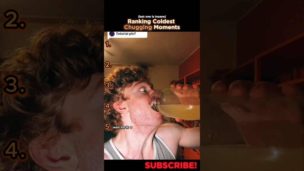 Ranking the Most INSANE Chugging Moments Ever #best #tiktok