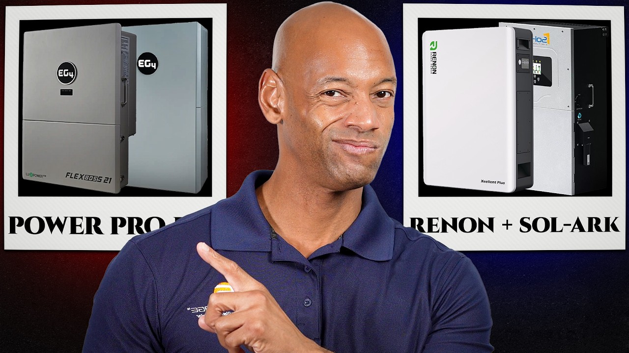 Кто король низкого напряжения? | Sol-Ark 15k + Renon Xcellent Plus Battery против EG4 PowerPro ESS