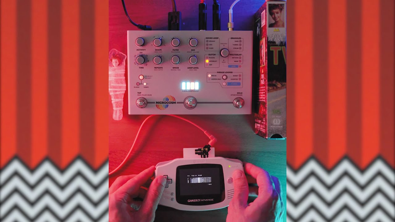 Hologram Electronics + Nanoloop 2 - Twin Peaks 'Laura's Theme' Glitch Redux