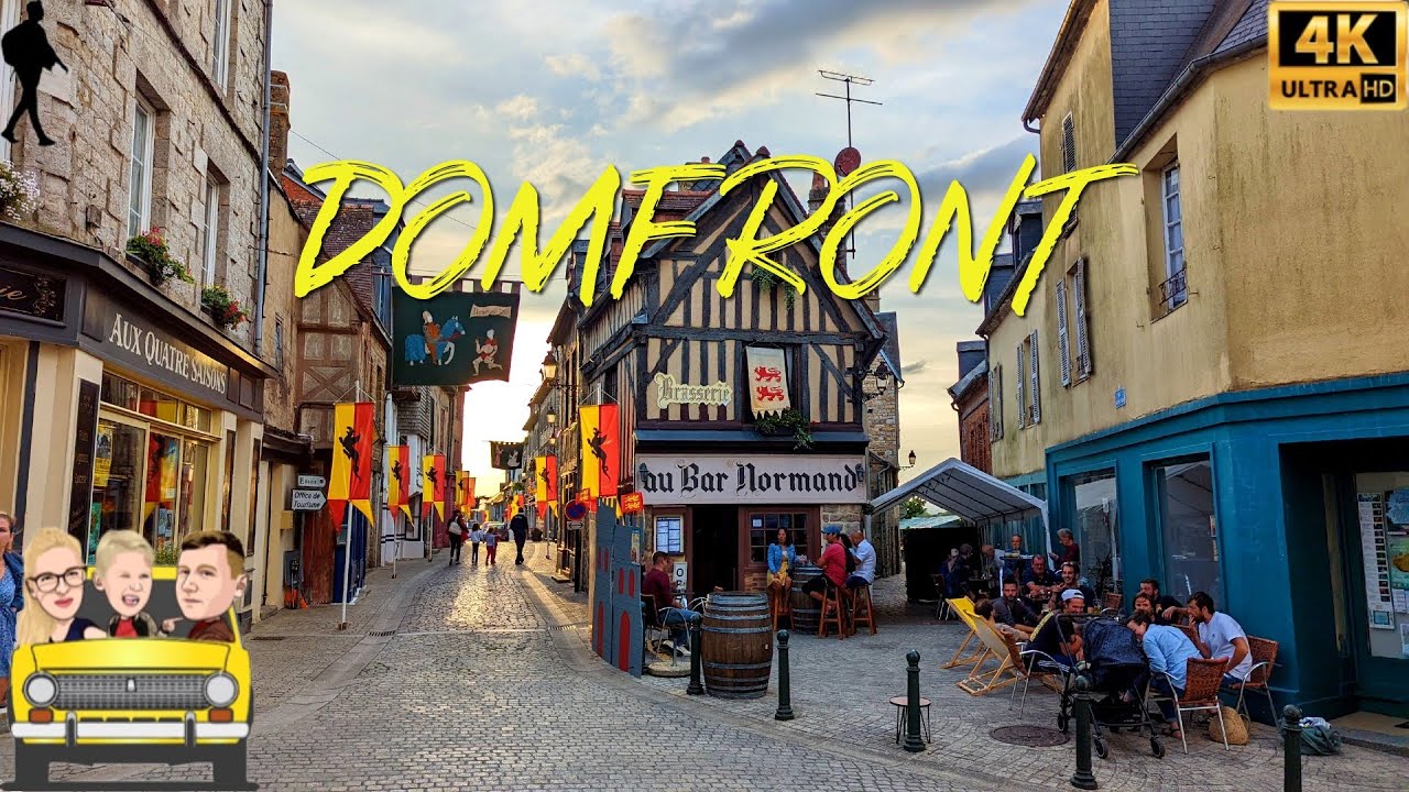 Domfront France 🇫🇷 Medieval Town Walking Tour