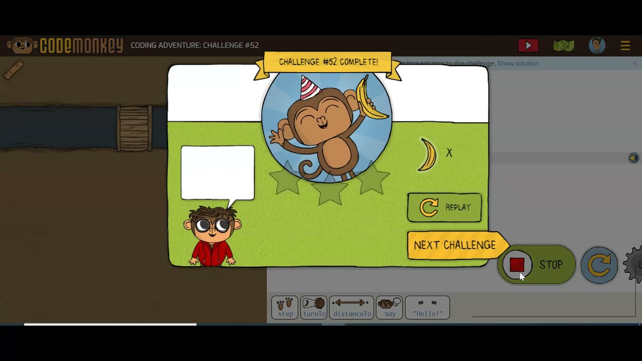 Code Monkey Adventure Challenge 51-54