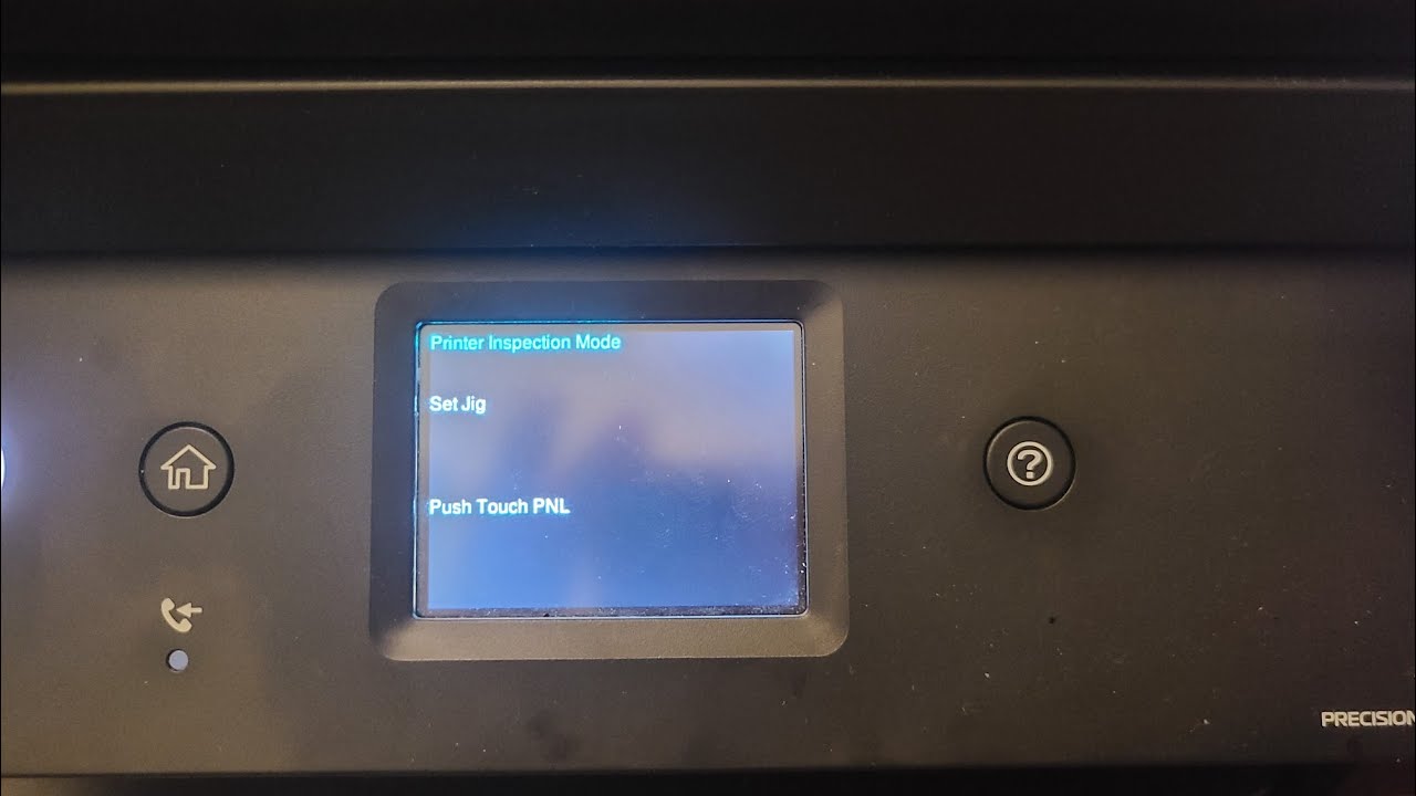 Epson ET-4750 stuck in 