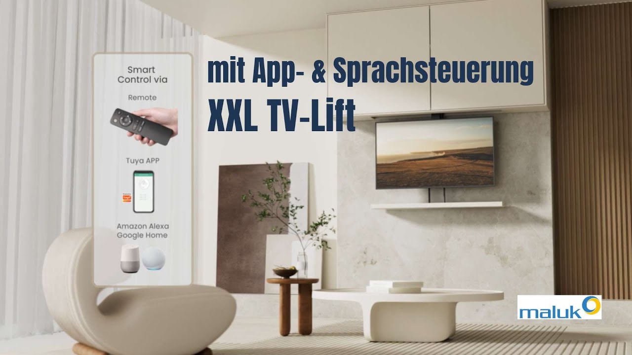 Wandhalterung war gestern: Dieser XXL TV Lift sprengt alle Grenzen! (bis 88