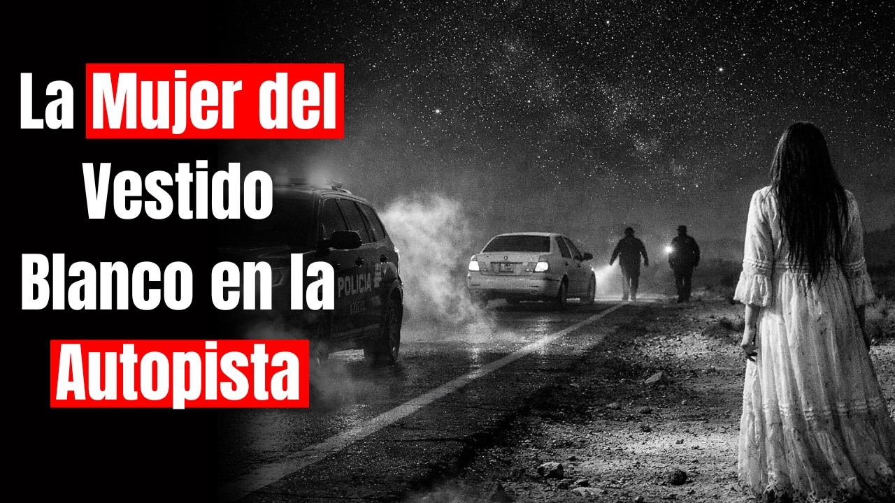 La Mujer del Vestido Blanco en la Autopista