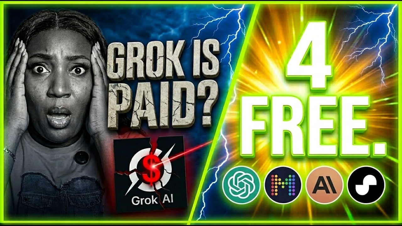 Grok AI прекратил генерацию бесплатных видеороликов!!… Используйте ЭТИ 4 варианта вместо них!