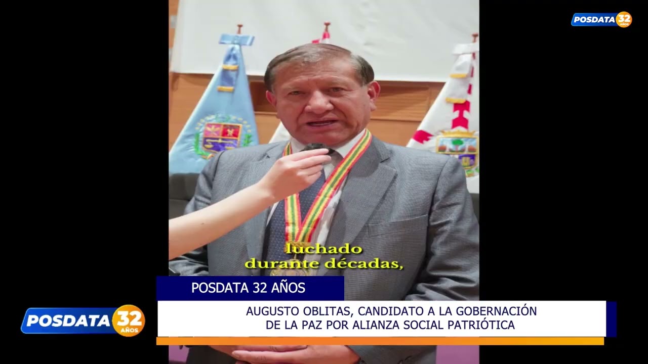 AUGUSTO OBLITAS PLANTEA CONVERTIR A LA PAZ EN POTENCIA NACIONAL DESDE LA PRODUCCIÓN. 📌📌📌
