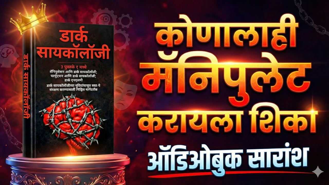 Dark Psychology Marathi Audiobook | कोणालाही Manipulate कसं करायचं | Mind Control Secrets | Book Sum