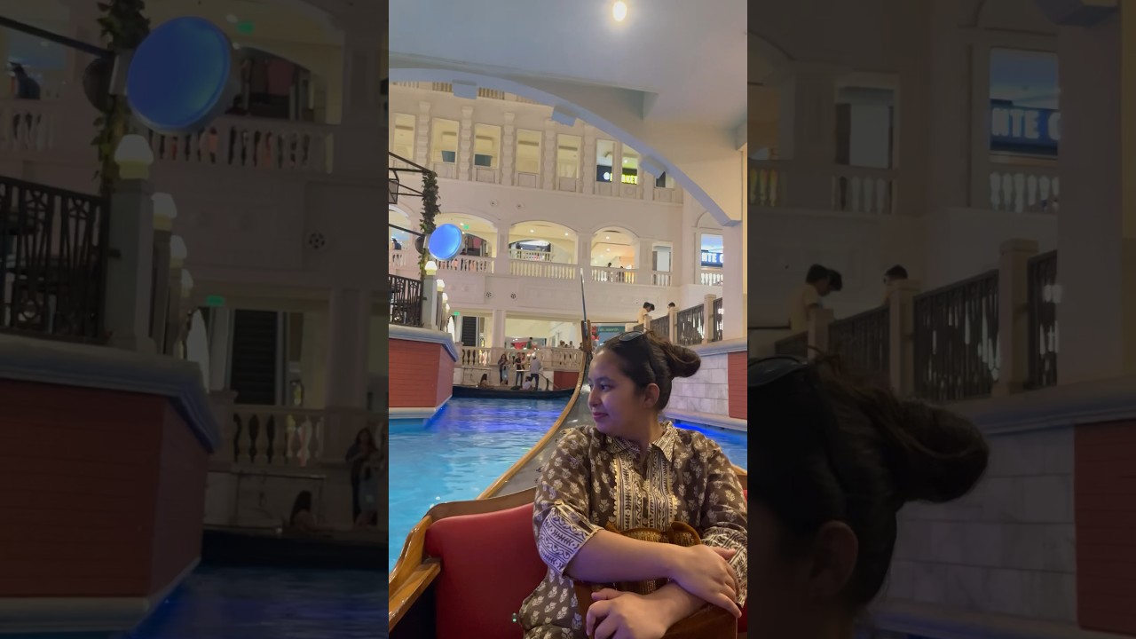 Venice mall | Gondola ride #trending #noida #family #shorts #youtubeshorts