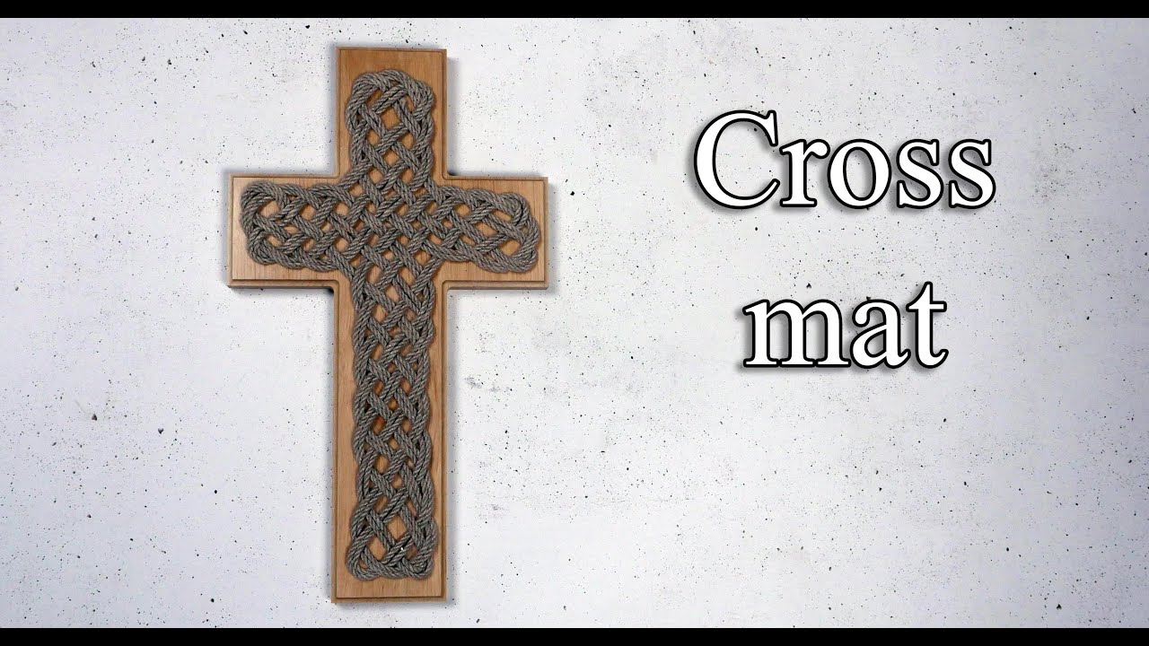 Cross mat- wall hanging