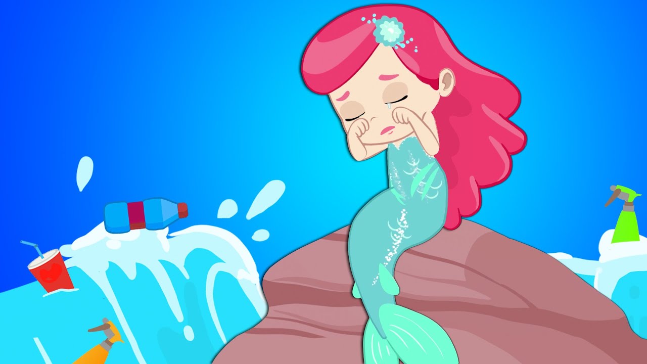Groovy Le Martien & Phoebe aide une petite sirène à nettoyer la mer | Environnement et recyclage
