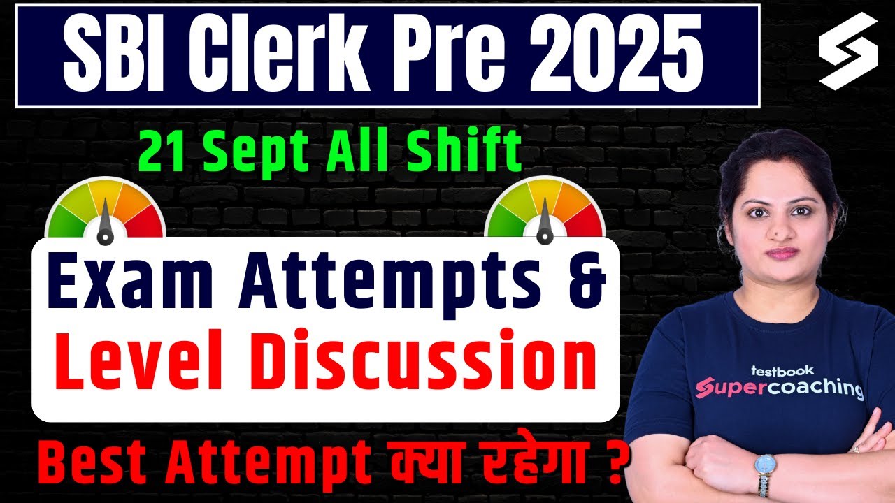 SBI Clerk Prelims 2025 Exam Discussion | SBI Clerk 21 Sep | Safe Attempt & Exam Level Discussion