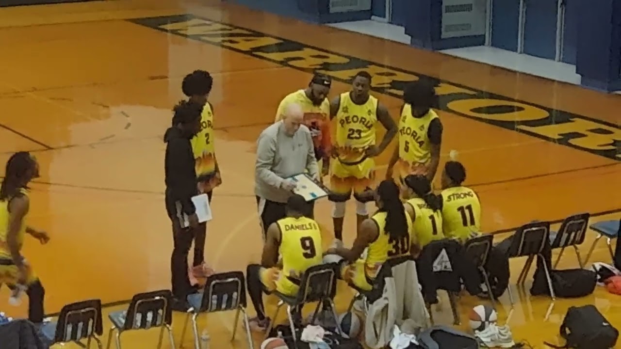 ABA Peoria Pitbulls, Home Game vs Hoosier State Instigators, FIRST HALF,        12-7-2024.