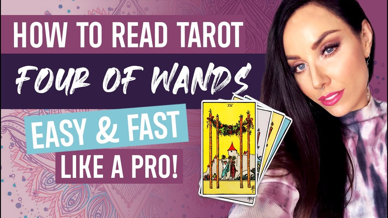 FOUR OF WANDS | QUICK TAROT CARD MEANING (4 of wands)
