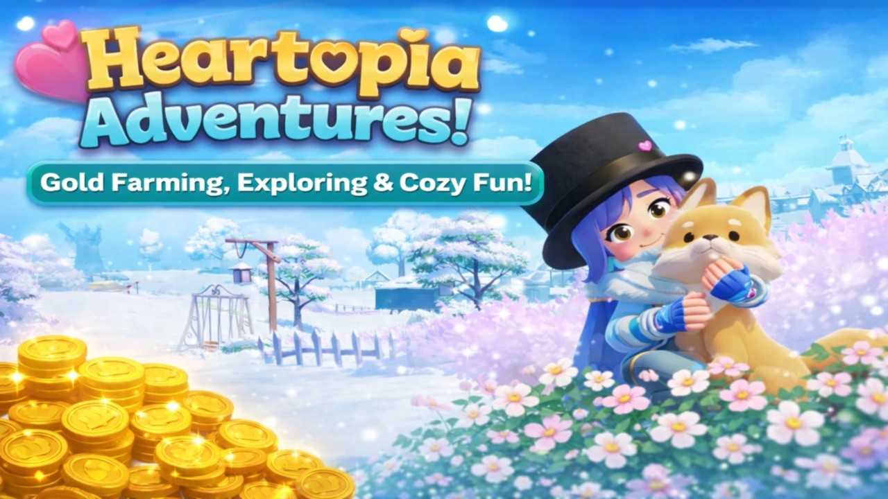 Heartopia Adventures! Gold Farming, Exploring & Cozy Fun
