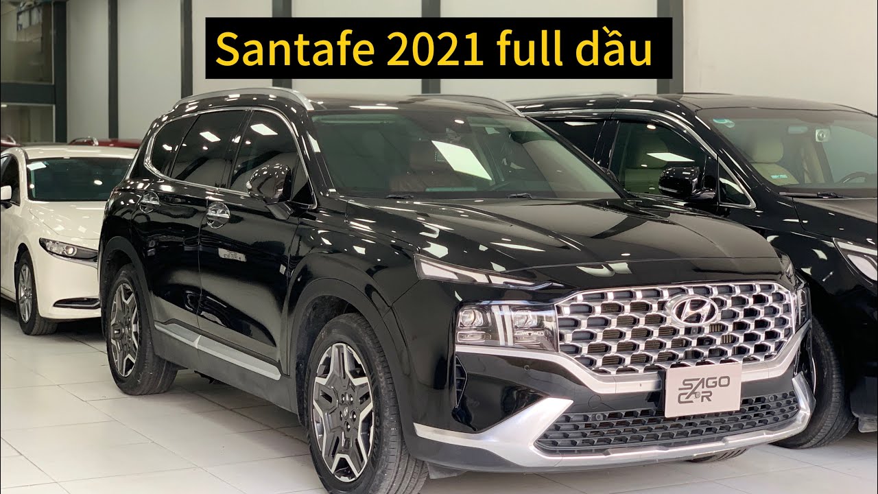Hyundai Santafe 2021 máy dầu cao cấp sang trọng còn như mới, giá tốt rất dễ tiếp cận!