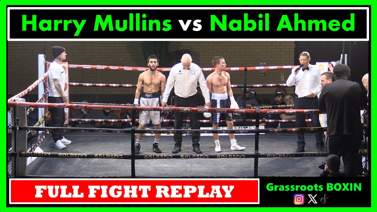 Harry Mullins vs Nabil Ahmed - FULL FIGHT - Mo Prior/WBM (03/03/24)