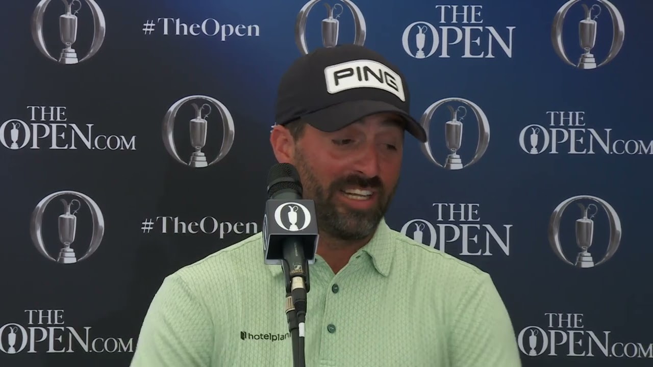 John Parry explains his hole in one at The Open
