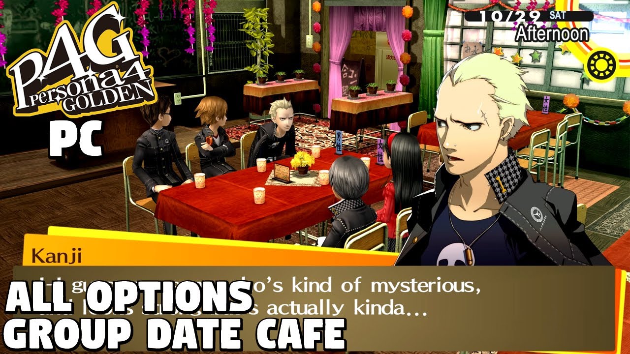 Persona 4 Golden - Group Date Cafe [PC]