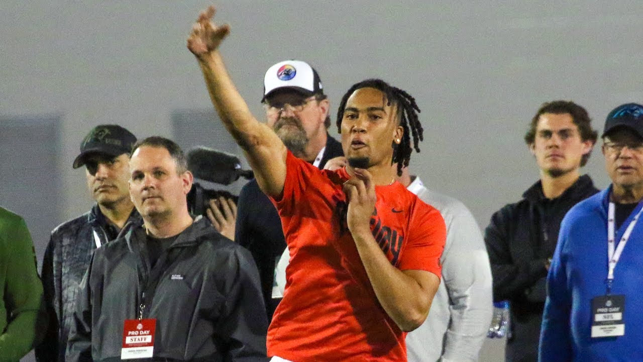 Every throw from C.J. Stroud's workout at Ohio State pro day