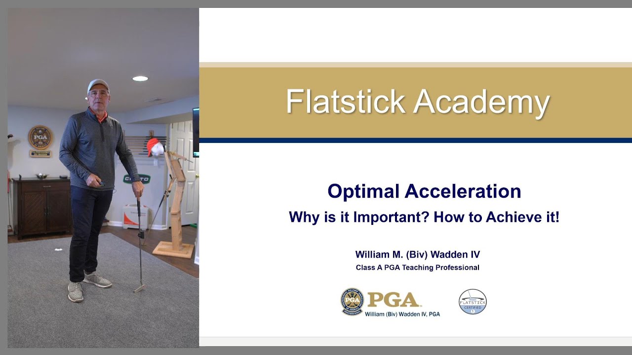 Optimal Acceleration Profile of a Putting Stroke
