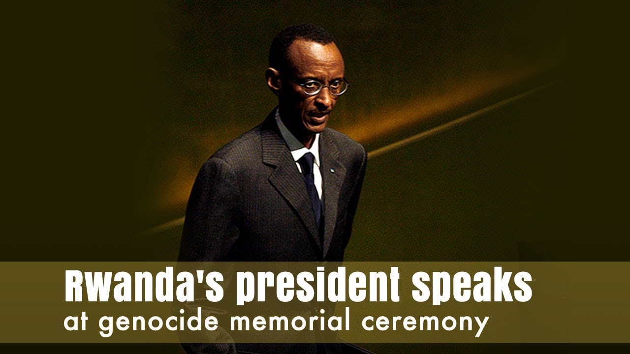 Live: Rwanda's president speaks at genocide memorial ceremony
