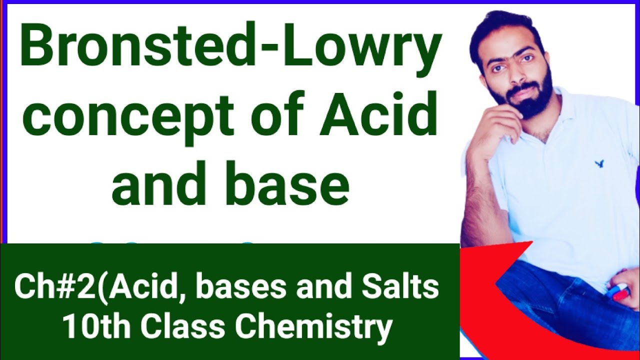 Brønsted–Lowry acid–base theory | Concept of acid and bases | 10th class | ch.no.10
