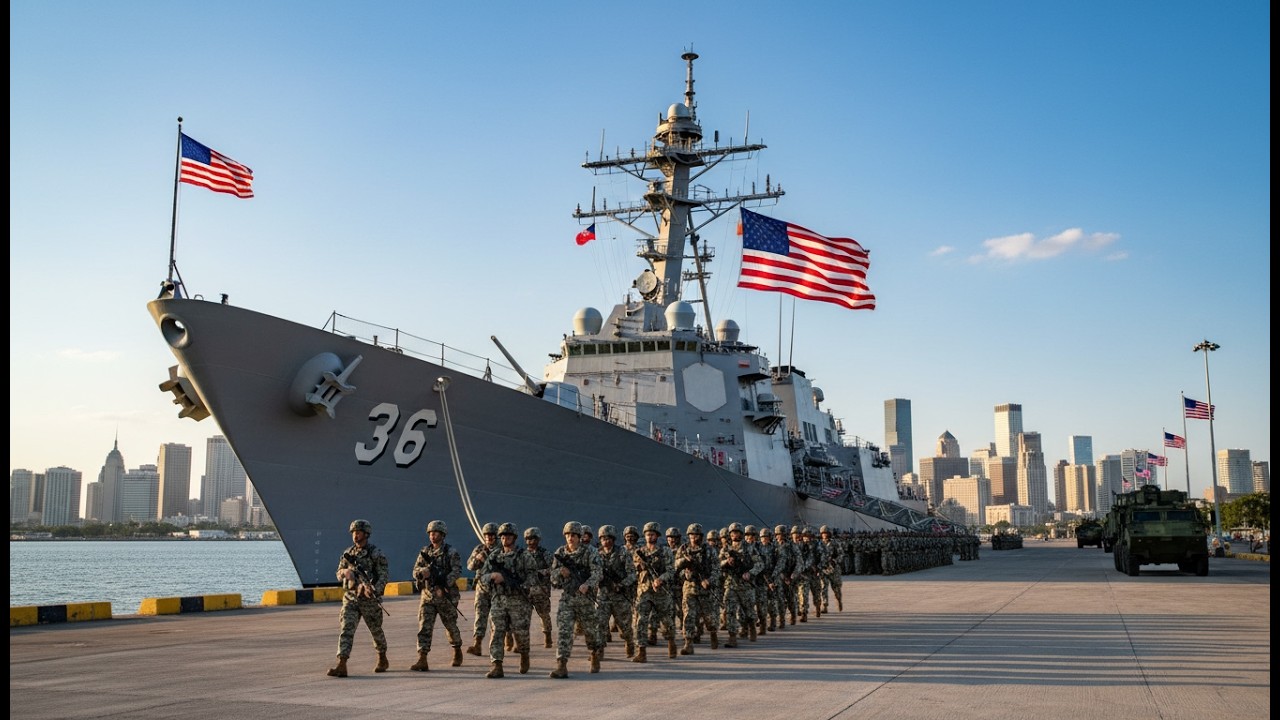 USS Theodore Roosevelt Departs, Showcasing Expanding U.S. Naval Power Across Strategic Waters