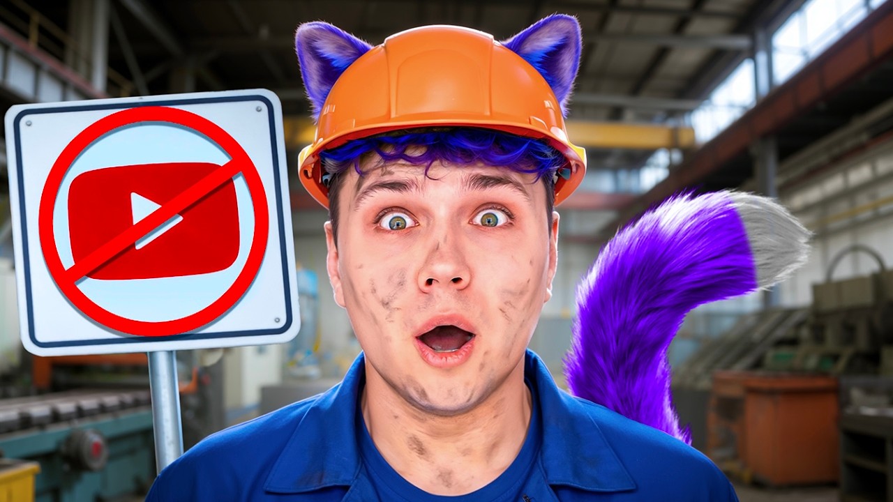 ЮТУБ ЗАКРЫВАЮТ - Я УХОЖУ на ЗАВОД.... с фури 🔧