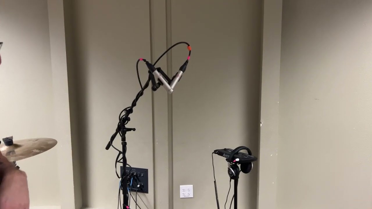 Recording setup-Reverse Cambered