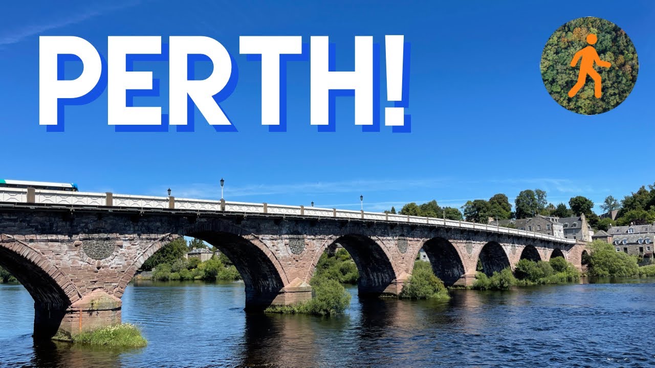 4K Virtual Walk in Perth, Scotland - United Kingdom